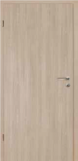 Bytové dveře WAT Klima 3, SK1, s oblou hranou s dřevěnou zárubní B